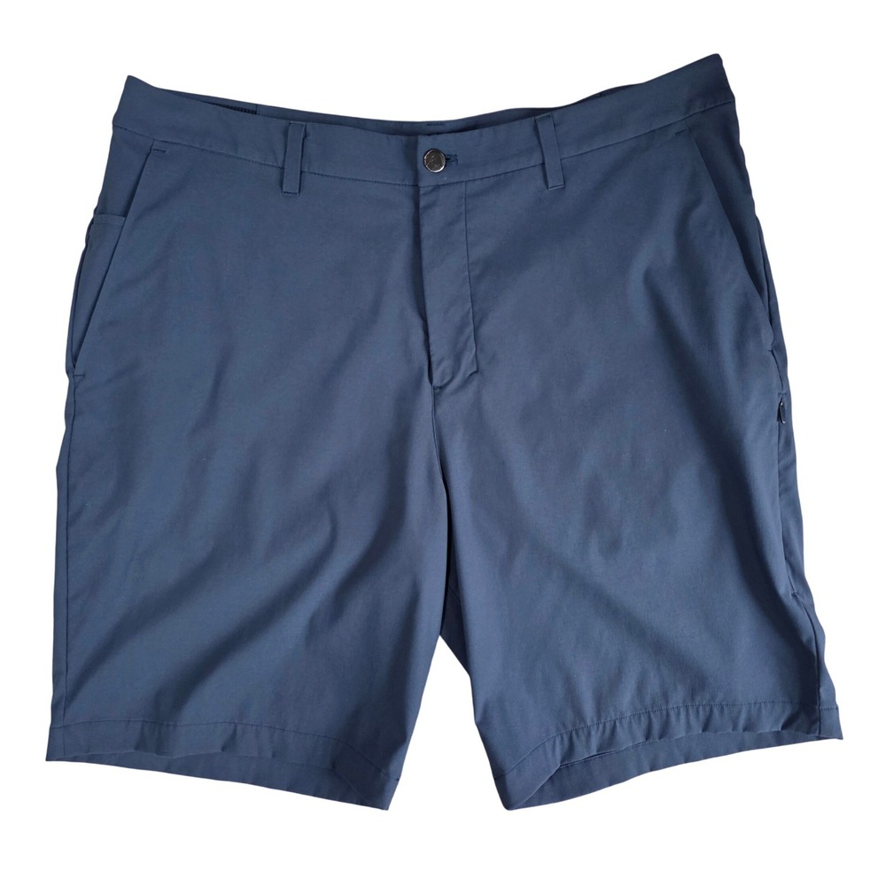 Lululemon Commission Shorts 9" Navy Men's 38 Classic Chino Stretch
